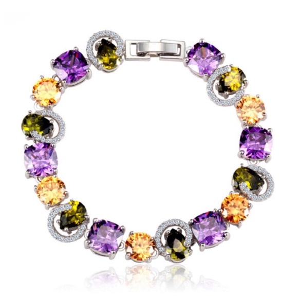 The Lorda Colorful Zircon Bracelet - Picture 1 of 4